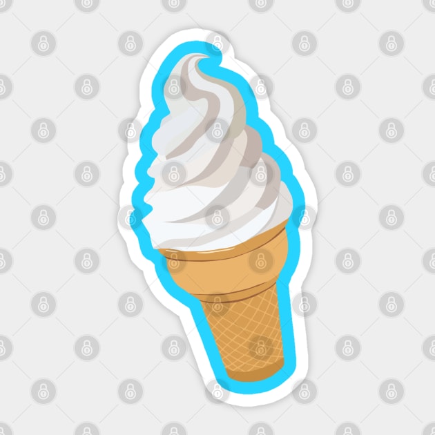 Ice Cream Cone Sticker by ElviaMontemayor